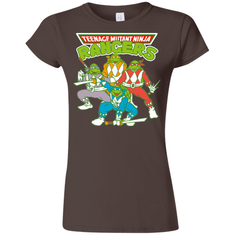 T-Shirts Dark Chocolate / S Teenage Mutant Ninja Rangers Junior Slimmer-Fit T-Shirt