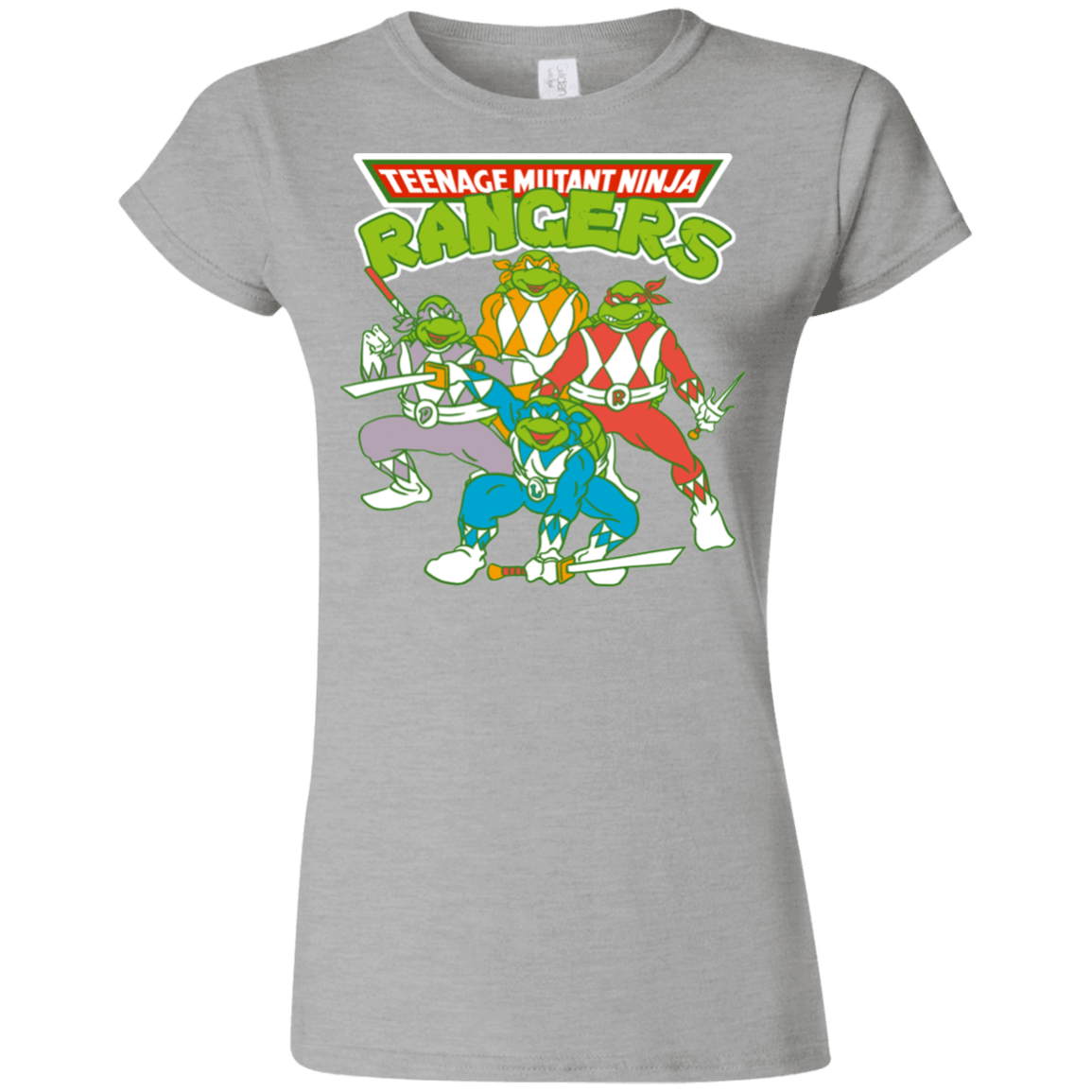 T-Shirts Sport Grey / S Teenage Mutant Ninja Rangers Junior Slimmer-Fit T-Shirt