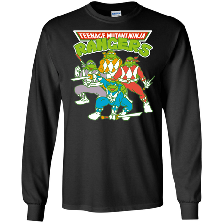 T-Shirts Black / S Teenage Mutant Ninja Rangers Men's Long Sleeve T-Shirt