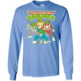 T-Shirts Carolina Blue / S Teenage Mutant Ninja Rangers Men's Long Sleeve T-Shirt