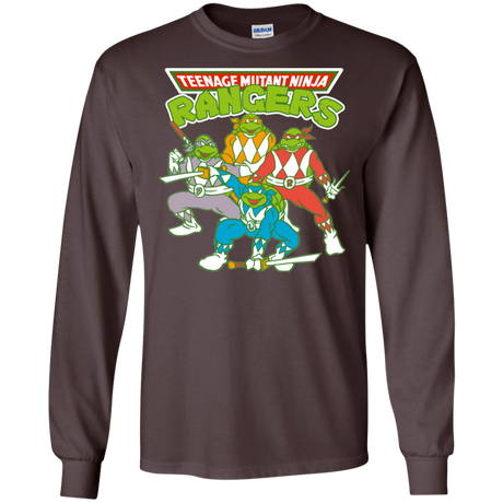 T-Shirts Dark Chocolate / S Teenage Mutant Ninja Rangers Men's Long Sleeve T-Shirt