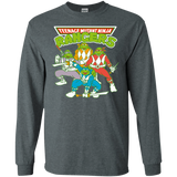 T-Shirts Dark Heather / S Teenage Mutant Ninja Rangers Men's Long Sleeve T-Shirt