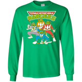 T-Shirts Irish Green / S Teenage Mutant Ninja Rangers Men's Long Sleeve T-Shirt