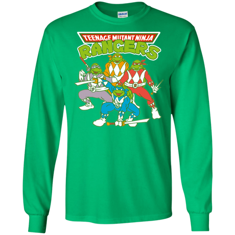 T-Shirts Irish Green / S Teenage Mutant Ninja Rangers Men's Long Sleeve T-Shirt