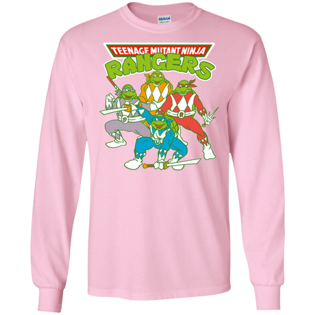 T-Shirts Light Pink / S Teenage Mutant Ninja Rangers Men's Long Sleeve T-Shirt