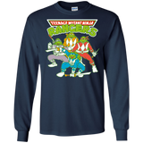 T-Shirts Navy / S Teenage Mutant Ninja Rangers Men's Long Sleeve T-Shirt