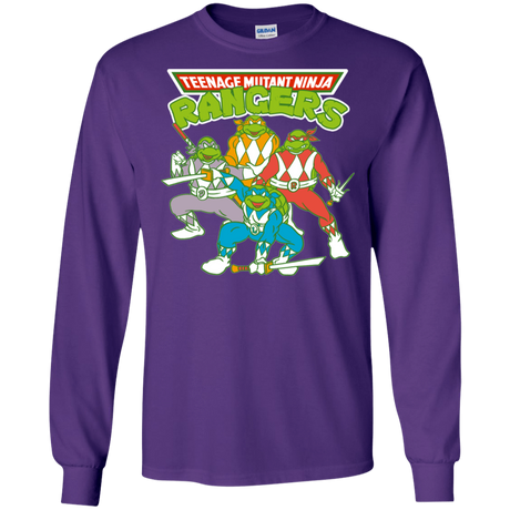 T-Shirts Purple / S Teenage Mutant Ninja Rangers Men's Long Sleeve T-Shirt