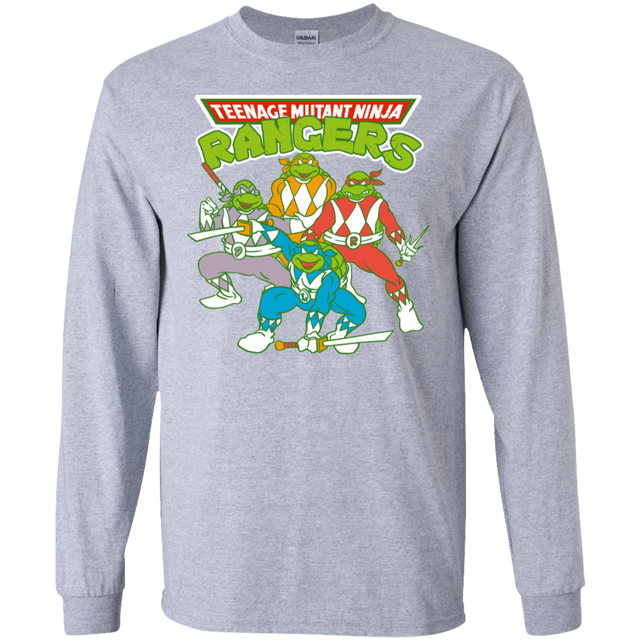 T-Shirts Sport Grey / S Teenage Mutant Ninja Rangers Men's Long Sleeve T-Shirt