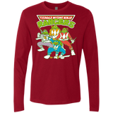 T-Shirts Cardinal / S Teenage Mutant Ninja Rangers Men's Premium Long Sleeve