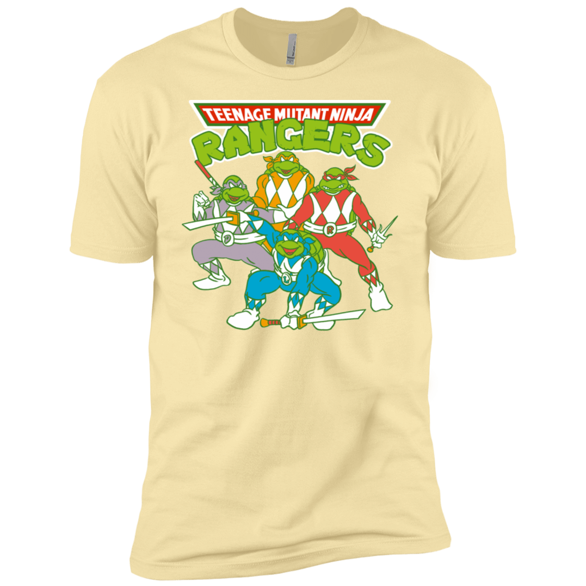 T-Shirts Banana Cream / X-Small Teenage Mutant Ninja Rangers Men's Premium T-Shirt