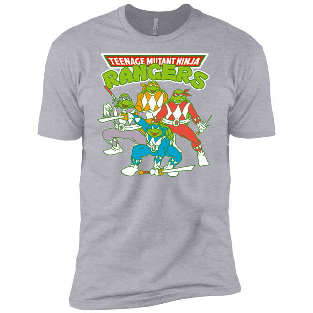 T-Shirts Heather Grey / X-Small Teenage Mutant Ninja Rangers Men's Premium T-Shirt