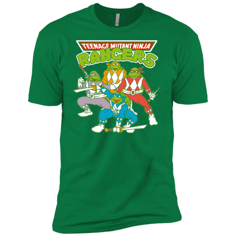 T-Shirts Kelly Green / X-Small Teenage Mutant Ninja Rangers Men's Premium T-Shirt