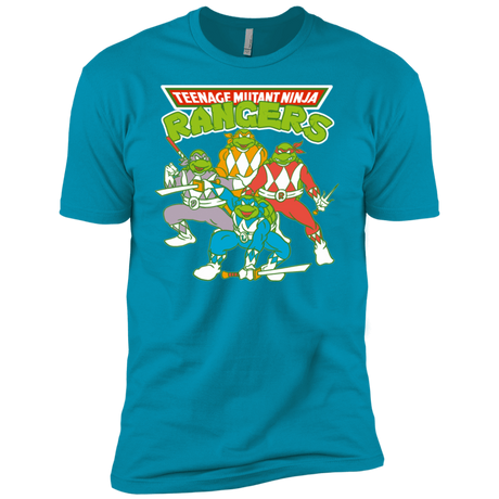 T-Shirts Turquoise / X-Small Teenage Mutant Ninja Rangers Men's Premium T-Shirt