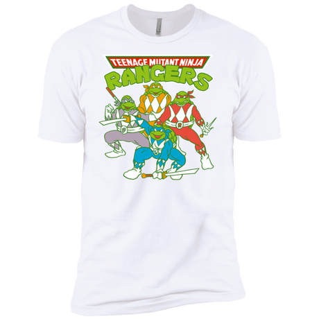 T-Shirts White / X-Small Teenage Mutant Ninja Rangers Men's Premium T-Shirt
