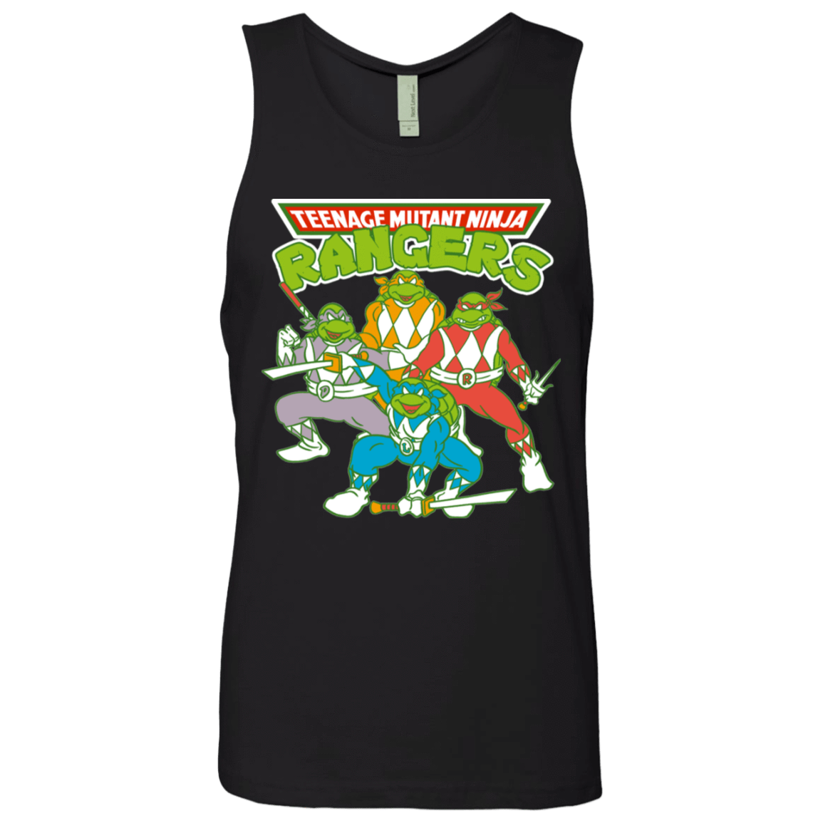 T-Shirts Black / S Teenage Mutant Ninja Rangers Men's Premium Tank Top