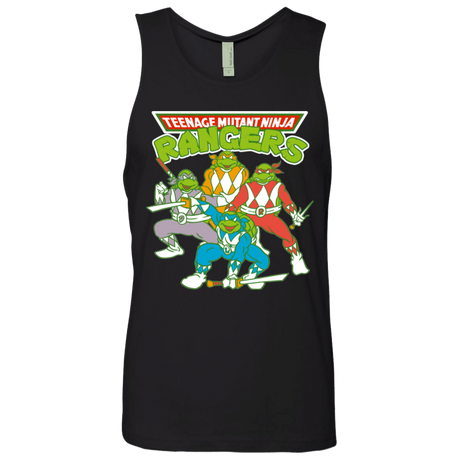 T-Shirts Black / S Teenage Mutant Ninja Rangers Men's Premium Tank Top