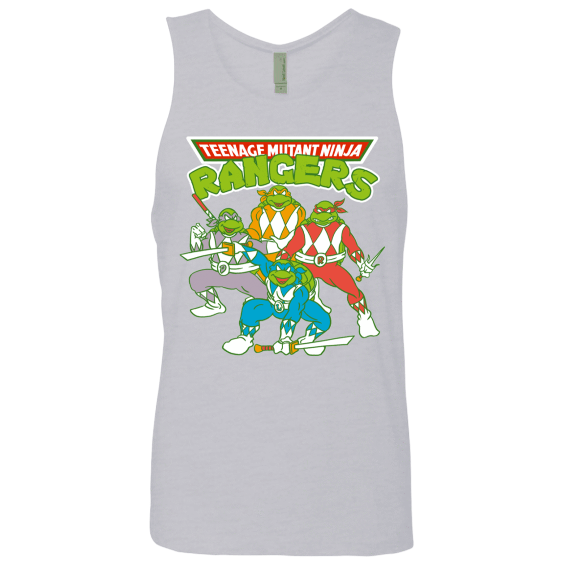 T-Shirts Heather Grey / S Teenage Mutant Ninja Rangers Men's Premium Tank Top