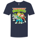 T-Shirts Midnight Navy / X-Small Teenage Mutant Ninja Rangers Men's Premium V-Neck