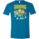 T-Shirts Antique Sapphire / S Teenage Mutant Ninja Rangers Men's Semi-Fitted Softstyle