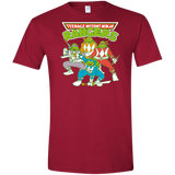 T-Shirts Cardinal Red / S Teenage Mutant Ninja Rangers Men's Semi-Fitted Softstyle