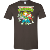 T-Shirts Dark Chocolate / S Teenage Mutant Ninja Rangers Men's Semi-Fitted Softstyle