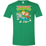 T-Shirts Heather Irish Green / S Teenage Mutant Ninja Rangers Men's Semi-Fitted Softstyle