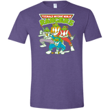 T-Shirts Heather Purple / S Teenage Mutant Ninja Rangers Men's Semi-Fitted Softstyle