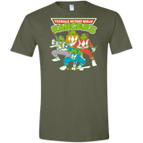 T-Shirts Military Green / S Teenage Mutant Ninja Rangers Men's Semi-Fitted Softstyle