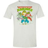 T-Shirts White / X-Small Teenage Mutant Ninja Rangers Men's Semi-Fitted Softstyle