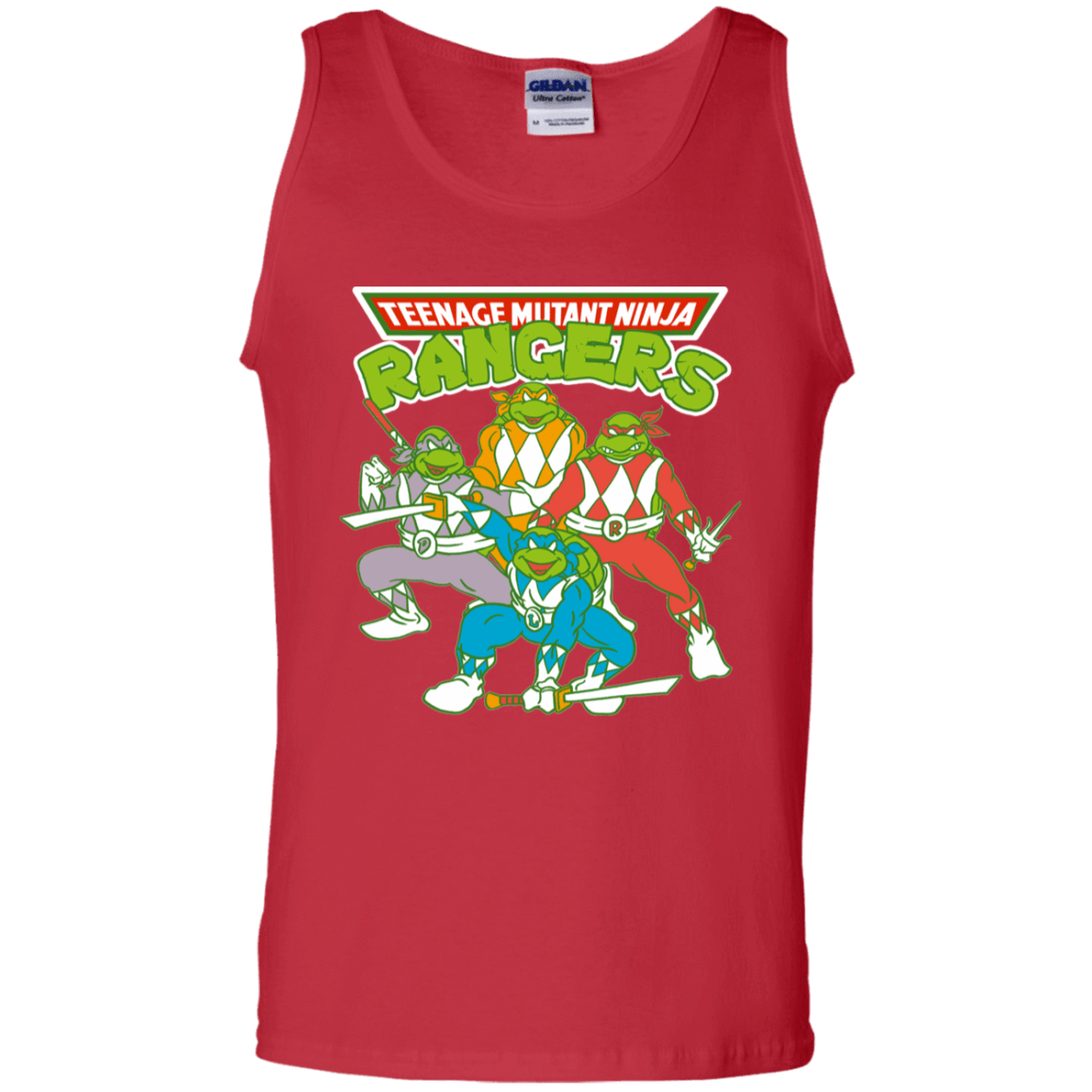 T-Shirts Red / S Teenage Mutant Ninja Rangers Men's Tank Top