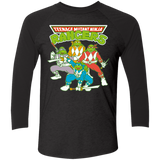 T-Shirts Vintage Black/Vintage Black / X-Small Teenage Mutant Ninja Rangers Men's Triblend 3/4 Sleeve