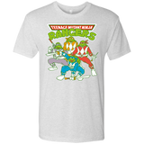 T-Shirts Heather White / S Teenage Mutant Ninja Rangers Men's Triblend T-Shirt