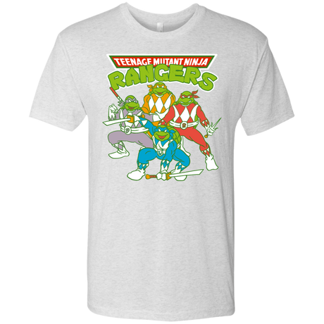 T-Shirts Heather White / S Teenage Mutant Ninja Rangers Men's Triblend T-Shirt