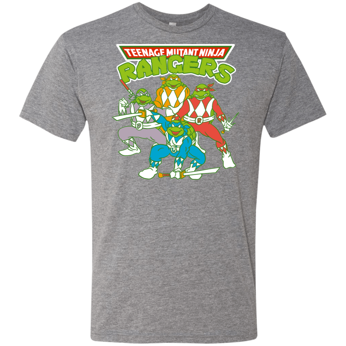 T-Shirts Premium Heather / S Teenage Mutant Ninja Rangers Men's Triblend T-Shirt