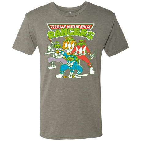 T-Shirts Venetian Grey / S Teenage Mutant Ninja Rangers Men's Triblend T-Shirt