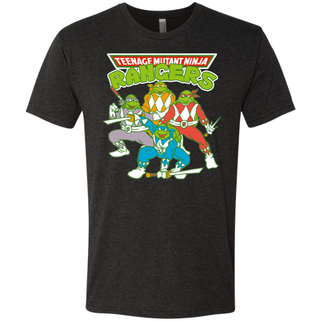 T-Shirts Vintage Black / S Teenage Mutant Ninja Rangers Men's Triblend T-Shirt
