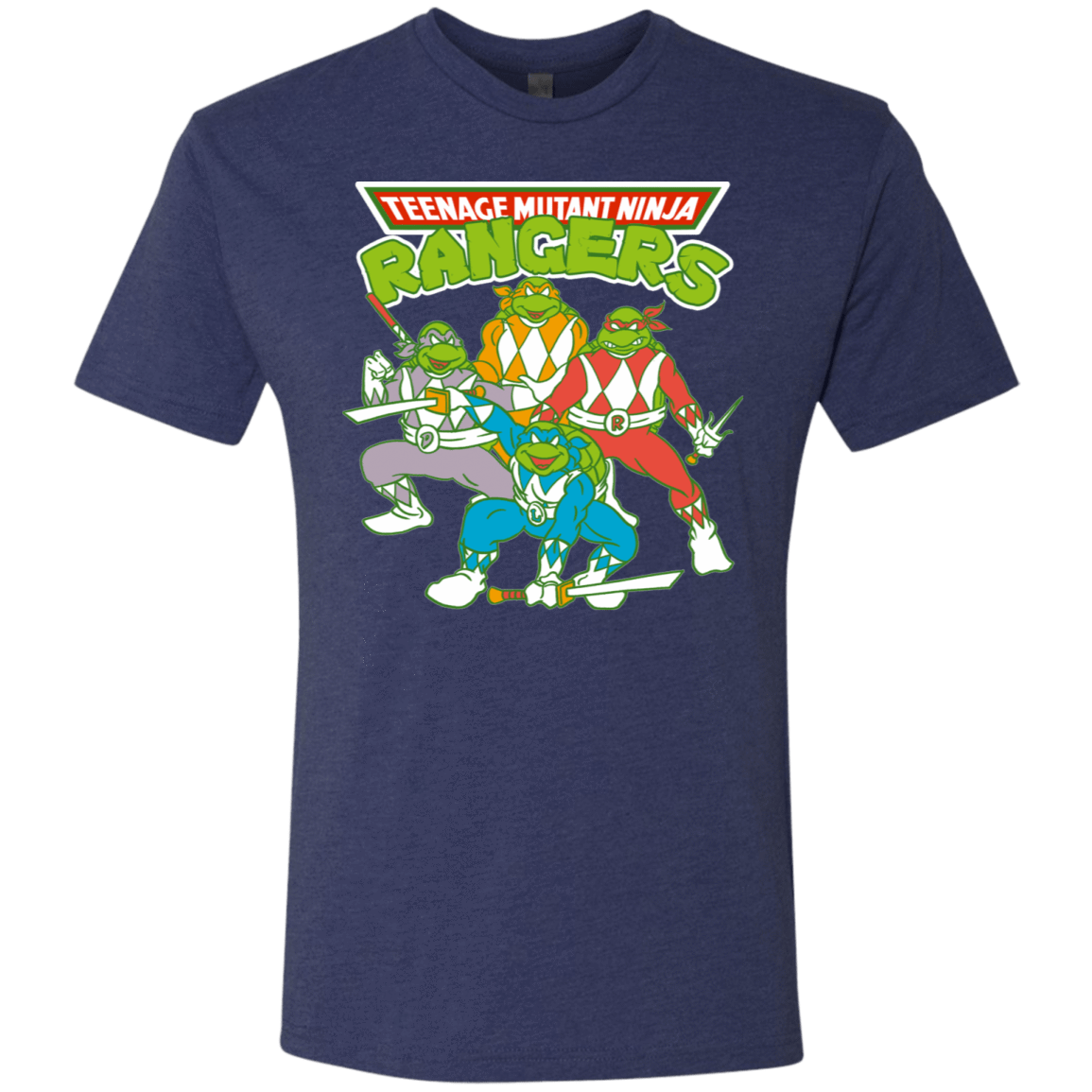 T-Shirts Vintage Navy / S Teenage Mutant Ninja Rangers Men's Triblend T-Shirt
