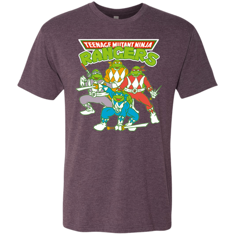 T-Shirts Vintage Purple / S Teenage Mutant Ninja Rangers Men's Triblend T-Shirt