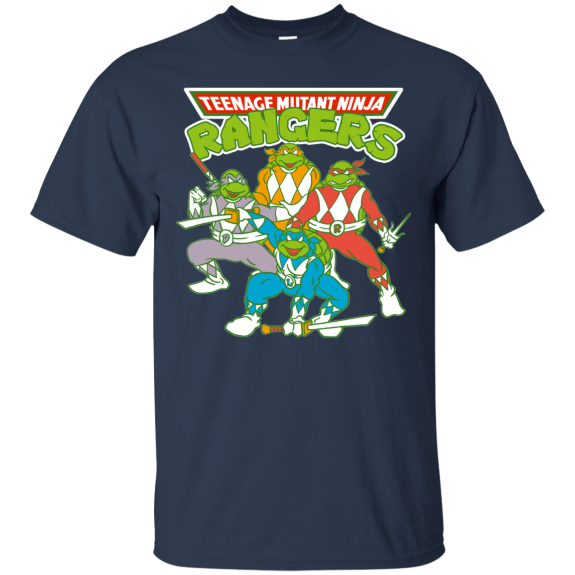 T-Shirts Navy / S Teenage Mutant Ninja Rangers T-Shirt