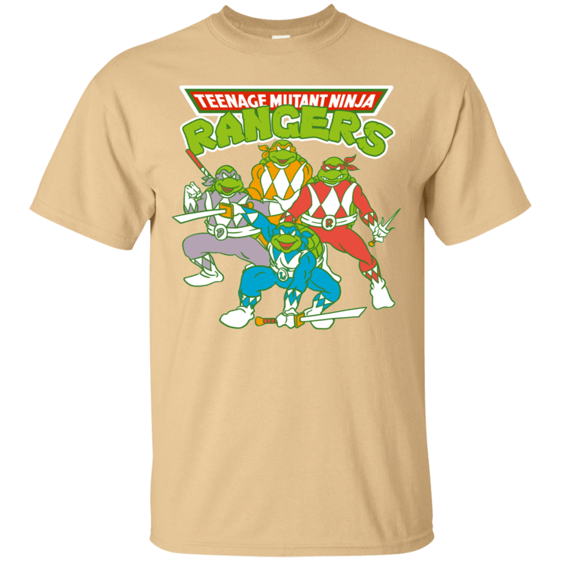 T-Shirts Vegas Gold / S Teenage Mutant Ninja Rangers T-Shirt