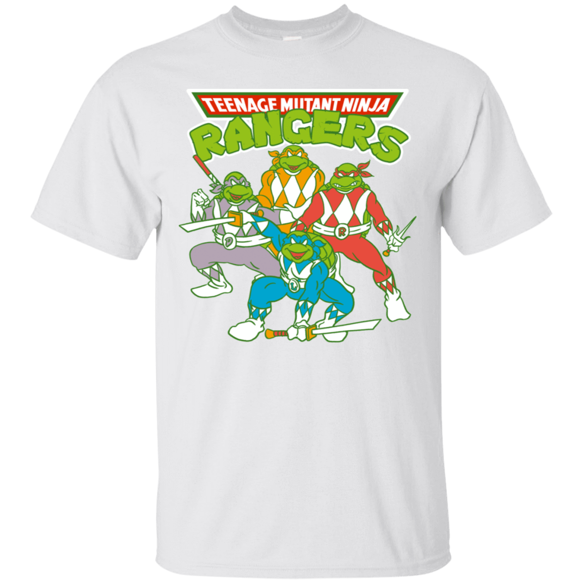 T-Shirts White / S Teenage Mutant Ninja Rangers T-Shirt