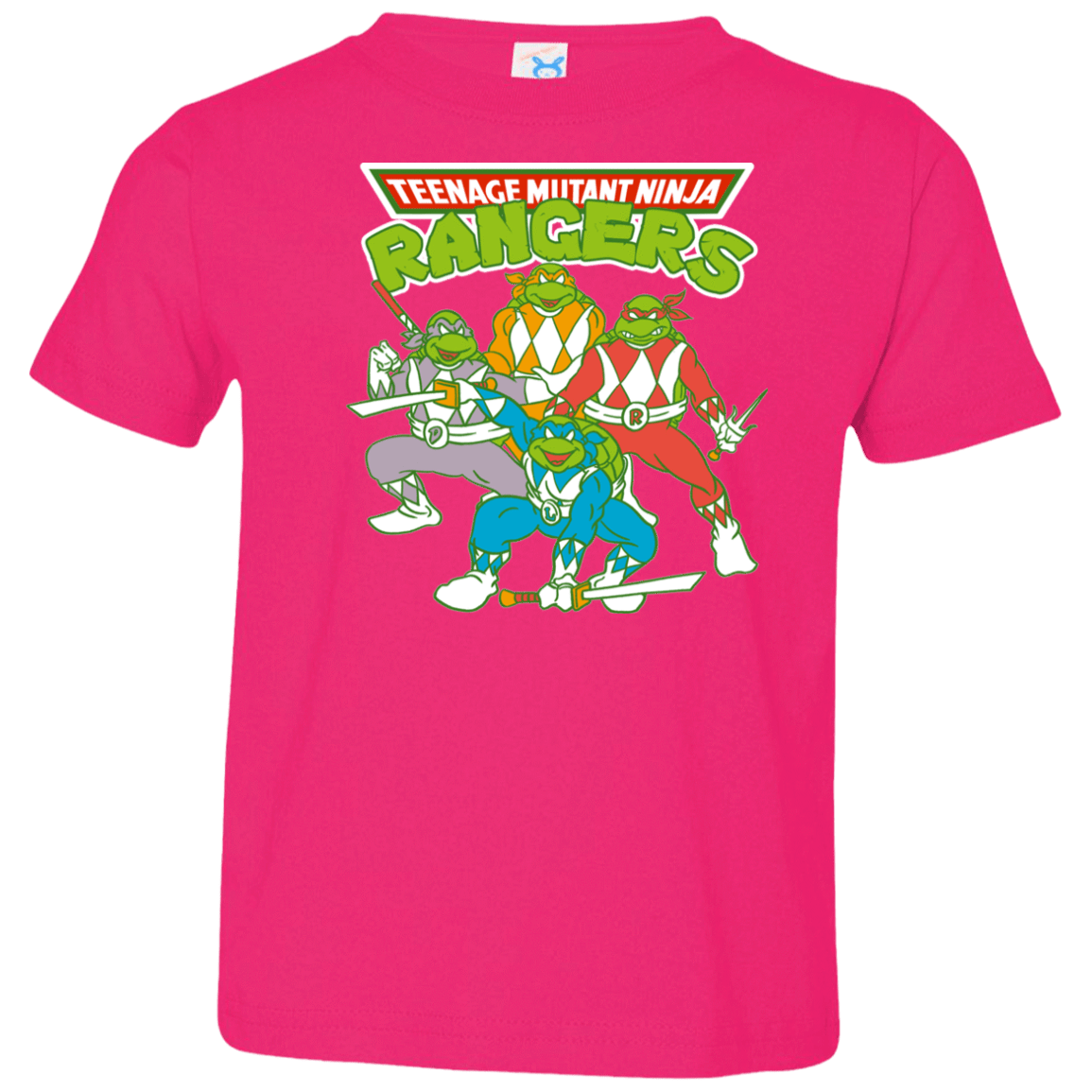 T-Shirts Hot Pink / 2T Teenage Mutant Ninja Rangers Toddler Premium T-Shirt