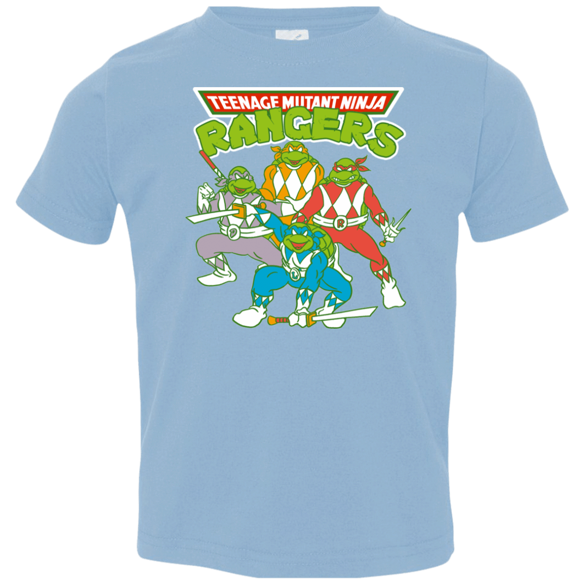 T-Shirts Light Blue / 2T Teenage Mutant Ninja Rangers Toddler Premium T-Shirt