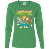 T-Shirts Irish Green / S Teenage Mutant Ninja Rangers Women's Long Sleeve T-Shirt