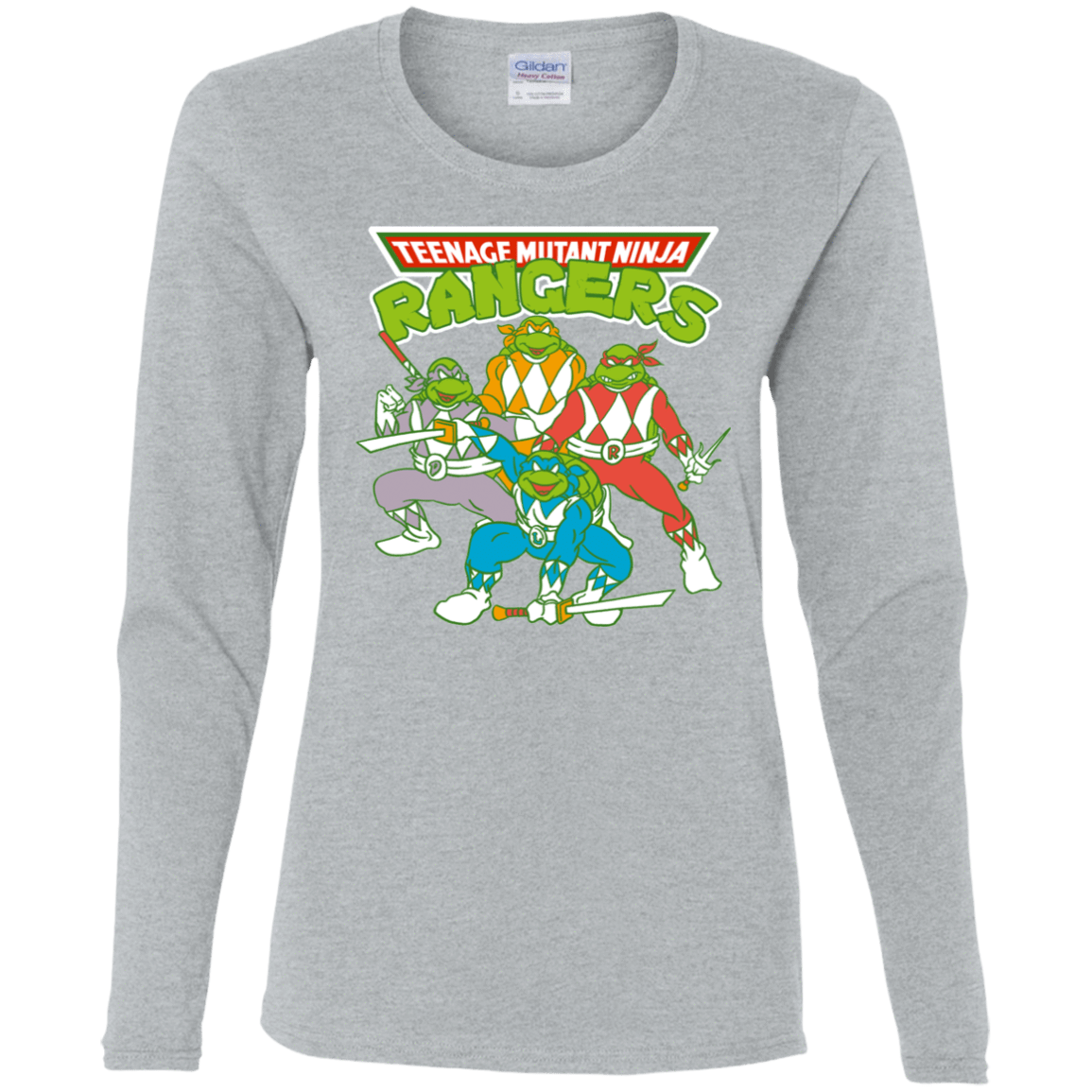 T-Shirts Sport Grey / S Teenage Mutant Ninja Rangers Women's Long Sleeve T-Shirt