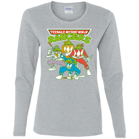 T-Shirts Sport Grey / S Teenage Mutant Ninja Rangers Women's Long Sleeve T-Shirt