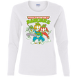 T-Shirts White / S Teenage Mutant Ninja Rangers Women's Long Sleeve T-Shirt