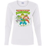 T-Shirts White / S Teenage Mutant Ninja Rangers Women's Long Sleeve T-Shirt