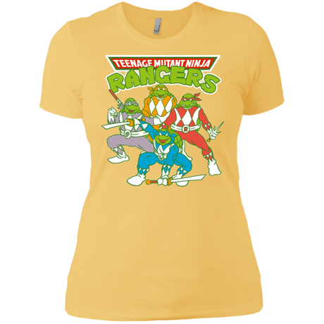 T-Shirts Banana Cream/ / X-Small Teenage Mutant Ninja Rangers Women's Premium T-Shirt