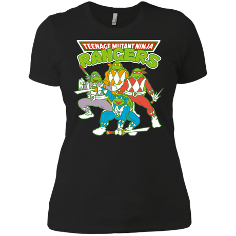 T-Shirts Black / X-Small Teenage Mutant Ninja Rangers Women's Premium T-Shirt